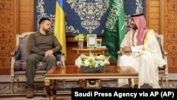 د اوکراین ولسمشر او د سعودي ولیعهد په جده کې د څه موده وړاندې لیدنې پر مهال