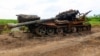 Знищений у Запорізькій області російський танк, липень 2023 року