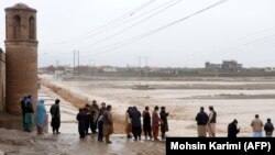 له ارشیفه د افغانستان د یوې سېلاب ځپلې سیمې تصویر