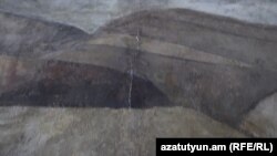 Որմնանկարի վնասված հատվածը