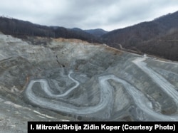 Шахта, што належыць кітайскай фірме Serbia Zijin Copper, 14 лютага 2024 году