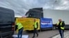 Польські перевізники розпочинають акцію протесту на кордоні з Україною, 6 листопада 2023 року