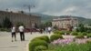 Нагорный Карабах - Одна из площадей в Степанакерте