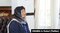 د افغانستان لپاره د ملګرو ملتونو ځانګړې استازې روزا اوتونبایووا - ارشیف