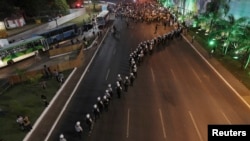 Imagine de la recente proteste ale studenților