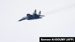 Український винищувач МіГ-29 на сході України, 1 січня 2023 року 