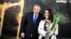 Orbán Viktor miniszterelnök és Novák Katalin családokért felelős tárca nélküli miniszter 2021. november 25-én