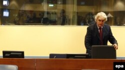 Radovan Karadžić u sudnici