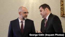 Liderul UDMR, Kelemen Hunor, și Cseke Attila, liderul grupului din Senat.