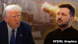 U.S. President Donald Trump and Ukrainian President Volodymyr Zelenskyy. (Illustrative collage)