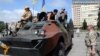 Навпроти Запорізької облдержадміністрації з’явився БРДМ