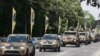 Святкування 4-ї річниці визволення Маріуполя почався парадом військової техніки. По головній вулиці міста урочистим маршем пройшли підрозділи полку &laquo;Азов&raquo;, морської піхоти, прикордонників та поліції