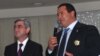 Armenia -- President Serzh Sarkisian (L) and Prosperous Armenia Party leader Gagik Tsarukian.