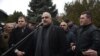 Лидер партии «Наследие» Раффи Ованнисян выступает на площади Свободы, Ереван, 20 февраля 2015 г․