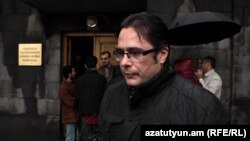 Активист инициативы «Вставай, Армения!» Андриас Гукасян, Ереван, 26 октября 2015 г. 