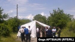 სამმხრივი შეხვედრის მონაწილეები. დვანი, 17 ივლისი, 2011 წელი