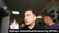 Міхэіл Саакашвілі ў часе сваёй працы ва Ўкраіне. Ілюстрацыйнае фота 
