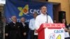 Бранко Црвенковски на предизборен митинг на СДСМ во Врапчиште.