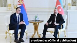 Սերբիայի և Ադրբեջանի նախագահներ Ալեքսանդր Վուչիչ և Իլհամ Ալիև, արխիվ