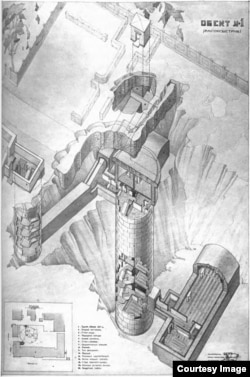 A historical illustration from book Secret Soviet Bunkers