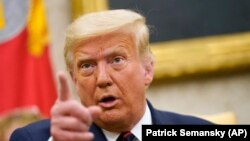 U.S President Donald Trump in Washington on August 20.