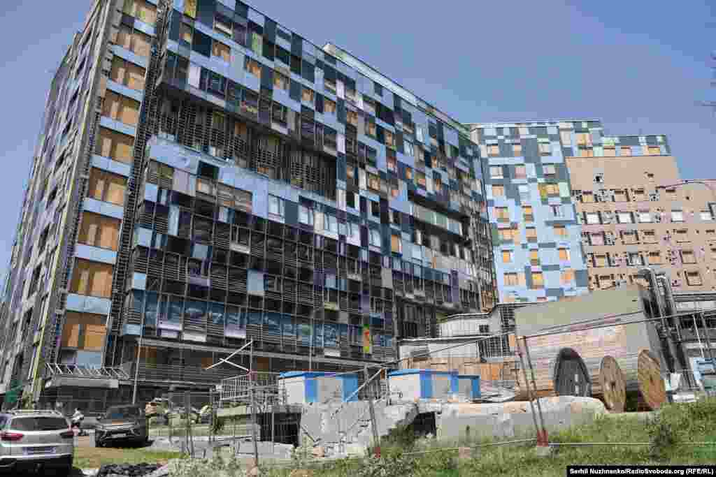 The modern building on the grounds of the historic hospital.Rebuilding of the facility was put on hold in 2024 after a contract awarded to a firm for the rebuild came under scrutiny from investigative journalists.