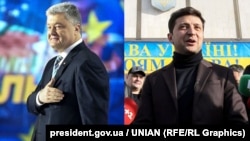 Пятро Парашэнка і Ўладзімер Зяленскі