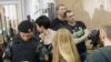 Падчас працэсу над гомельскімі мытнікамі