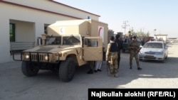 Afghan security forces were engaged in a gun battle with the attackers as they attempted to enter the base compound in Khost on October 27.