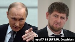 Rusiya prezidenti Vladimir Putin və Çeçenistan rəhbəri Ramzan Kadyrov