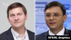 Згідно зі звітом партії «Наші», Андрій Одарченко (зліва) зробив два грошові внески на рахунки партії Євгенія Мураєва