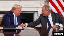 Никол Пашинян с Дональдом Трампом