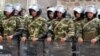 Armenia -- Riot police.