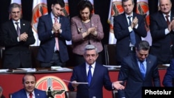 Հանրապետականի ղեկավարությունը կուսակցության համագումարի ժամանակ, դեկտեմբեր, 2012թ․