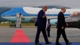It was the first face-to-face meeting between US President Donald Trump and Russian President Vladimir Putin since Trump returned to the White House in January. 