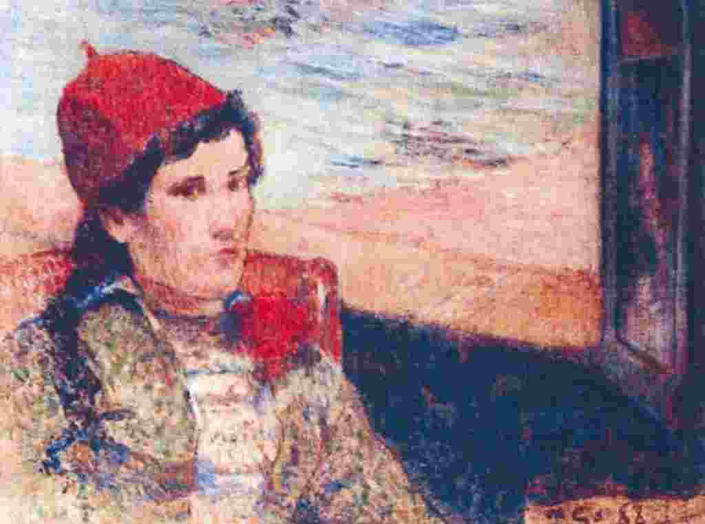 Paul Gauguin-in 1998-ci ildə çəkdiyi “Açıq pəncərə qabağında qız” əsəri. 