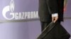 Логотип "Газпрома" на ярмарке в Ганновере, 2006