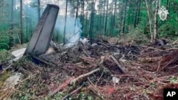 The An-24 passenger plane crashed in Russia's Far East on July 24.