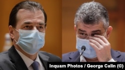 Premierul Ludovic Orban, președintele PSD, Marcel Ciolacu