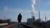 KOSOVO: Air pollution in Obilic 