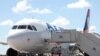 Armenia -- A passenger jet belonging to Armavia airline at Yerevan's Zvartnots airport.