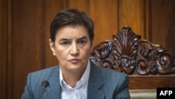Kryetarja e Kuvendit të Serbisë, Ana Bërnabiq.