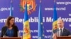 Cecilia Malmström și Valeriu Streleț la conferința de presă după convorbirile de la Chișinău, 23 octombrie 2015