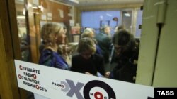 "Эхо Москвы" радиосунун редакциясы.
