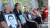 Armenia -- Relatives of the victims of March, 1 protesting in front of Parliament. 15Sept2009