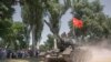 Реконструкція подій 22 червня 1941 року з участю збройних формувань та КДБ так званої «придністровської республіки». Тирасполь. Невизнане Придністров'я. Молдова