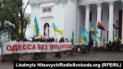 Акція протесту біля Одеської міськради «За Одесу без Труханова», 26 квітня 2016 року