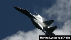 Російський літак Су-35, фото ілюстративне