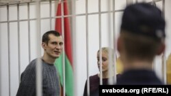 Юры Паўлавец ў залі суду 18 сьнежня 2018 году