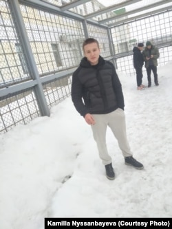 Kirill la centrul pentru migranți din Celeabinsk, în 2024.